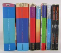 Eight Harry Potter books to include two adult paperback editions of 