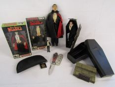 Collection of Dracula toys to include a Flatt World Dracula, 1999 Hasbro figure, Bela Lugosi 7