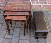 Nest of tables and small coffee table