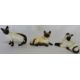 Collection of ceramic boots & 3 Beswick Siamese cats (some damage) - Image 2 of 12
