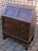 Oak bureau