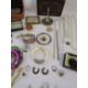 Collection of costume jewellery and a cigarette case, also includes a small amount of silver and a - Image 4 of 5