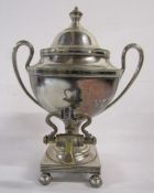 Atkin Brothers silverplate samovar
