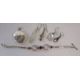Collection of costume jewellery and a cigarette case, also includes a small amount of silver and a - Image 2 of 5