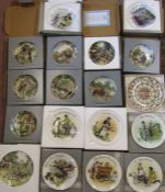 Collection of collector plates mainly Wedgwood - Farm scenes and workers - and a Thomas Kinkade