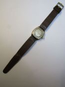 9ct gold 15 Jewel gent's watch case stamped Dennison - appears to be working but timekeeping or