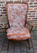 Ercol high back armchair