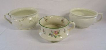 3 chamber pots