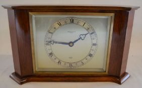 Elliott 8 day mantel clockHt 19cm L 33cm