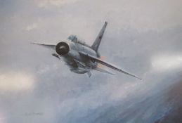 Limited edition signed print 61/250 Michael Rondot 'Thunder & Lightning - Farewell to the Lightning'