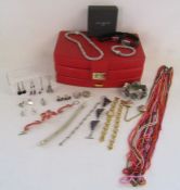 Collection of costume jewellery