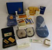 Collection of vintage airline ephemera 'British Caledonian', 'Pan Am' - Calibri mono gas cigarette