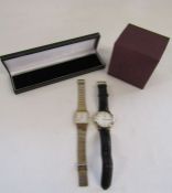 A pair of gentleman's watches - Accurist 7027 and Seiko Quartz 3421-5220