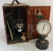 Hilger refractometer & Budenberg Micrometer