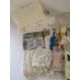 Collection of linen to include a Hindu deity design, net, doilies, ladies gloves, handkerchiefs etc - Image 2 of 5