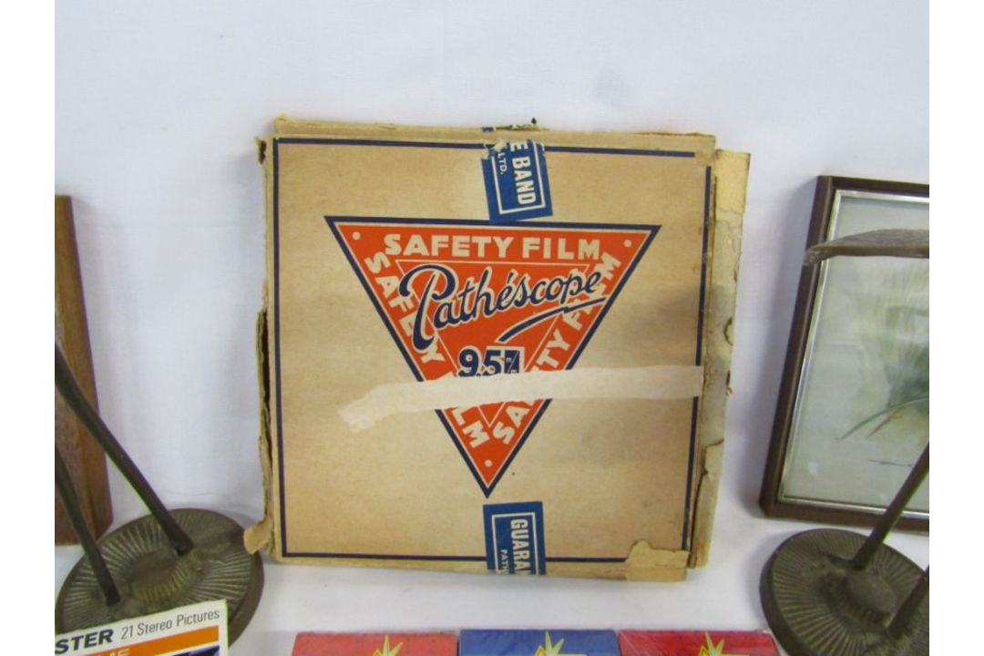 Collection of items to include playing cards, corkscrews, brass herons, Pathescope film, - Image 5 of 8