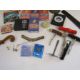 Collection of items to include playing cards, corkscrews, brass herons, Pathescope film, - Image 7 of 8