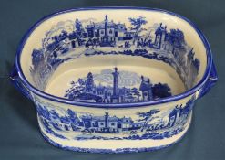 Reproduction ceramic foot bath 46cm by 32cm