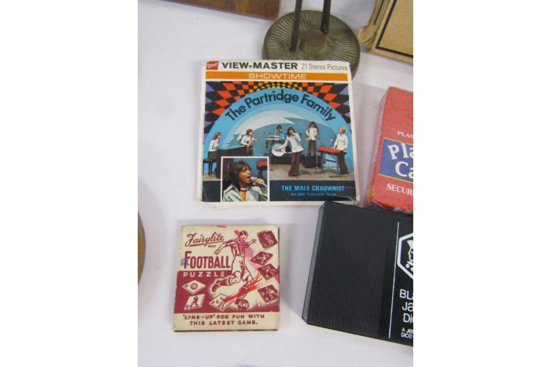 Collection of items to include playing cards, corkscrews, brass herons, Pathescope film, - Image 3 of 8