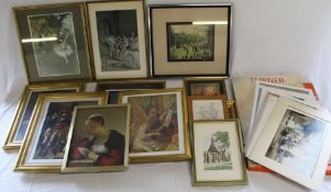 Quantity of framed / unframed prints after Old Masters