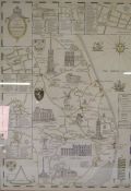 Map of East Lincolnshire showing places worthy of a visit No.39 by T.Grey