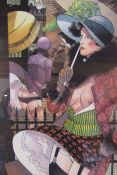 Dick Matena 'Das Leben am bahnhof' (life at the train station) pencil signed limited edition print