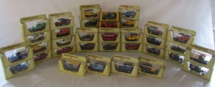 Collection of Matchbox Models of Yesteryear including Captain Morgans, Lipton's, Coal & Coke,