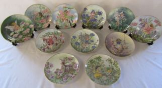 11 x Villeroy & Boch Heinrich Germany Fairy plates