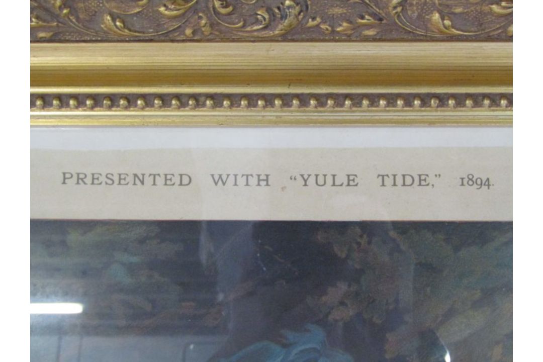 Presented with "Yule Tide" 1894 -  'Hide & Seek' print from the painting by W.E.F Britten by Cassell - Image 3 of 6
