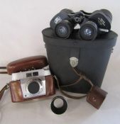 Mark Scheffel binoculars and a Agfa Silette camera