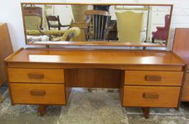 Retro teak dressing table by White & Newton L168cm