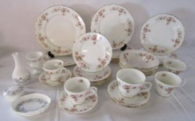 Duchess part dinner service and some Wedgwood Angela patterned items