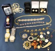 Ladies Lorus wristwatch, gents Stanley Delux antimagnetic wristwatch, gents Rotary wristwatch &