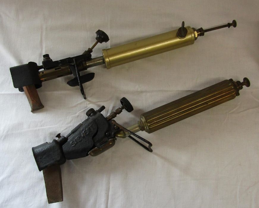 5 Swedish blow lamps, including Sievert, and 2 soldering tools - Image 2 of 5