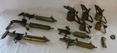 5 blow lamps, including Bladon in Birmingham, and 5 soldering tools