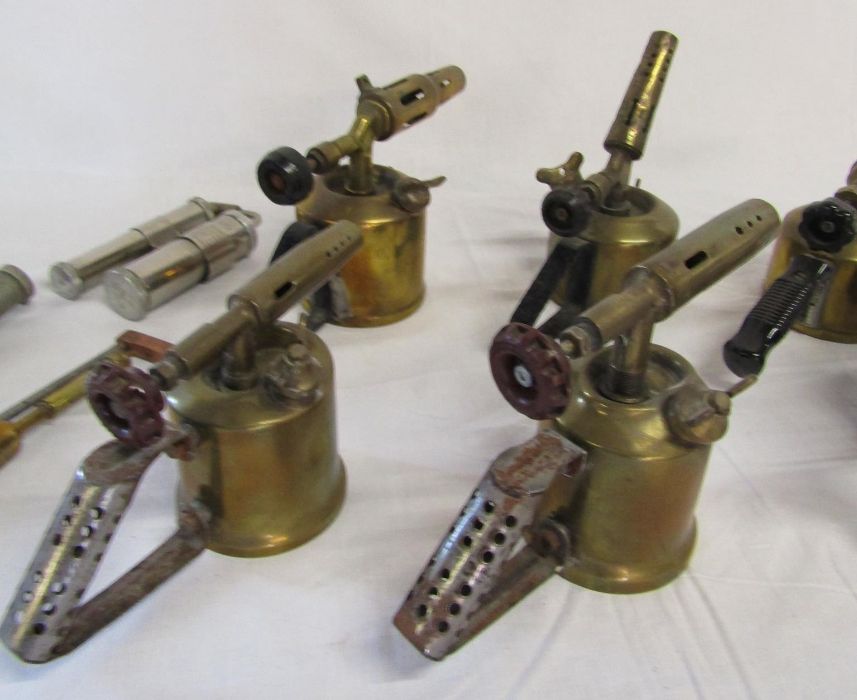 Selection of German and French blow lamps and selection of jewellers torches - Image 6 of 7