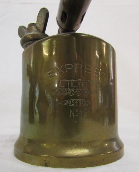 Selection of German and French blow lamps and selection of jewellers torches - Image 4 of 7