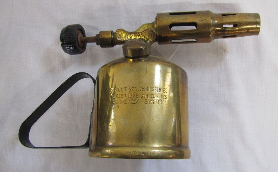 Selection of German and French blow lamps and selection of jewellers torches - Image 2 of 7