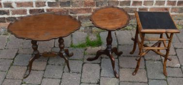 Bamboo wine table and two other small tables