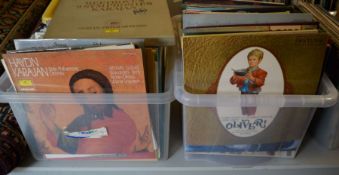 Large quantity of vinyl LP's including steam trains, male voice choirs, opera, musicals & classical