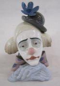 Lladro 5130 Pensive clown designed by Jose Puch approx 11