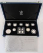 The Queen's 80th birthday collection in silver - coin set