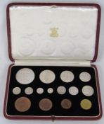 The London Mint Office 1937 Specimen Coins set