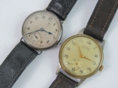 Two vintage wristwatches, one marked for Mignon,