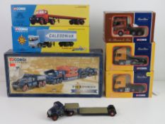 A quantity of scale model haulage vehicles by Corgi inc Pickfords Commemorative set,