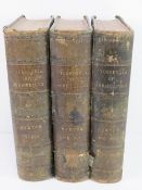 Book (3 vols) : ' A CYCLOPEDIA of AGRICULTURE, Practical and Scientific, in which the theory,