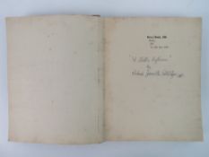 Book; an original fiction book, handwritten in pencil,
