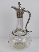 A delightful Edwardian carafe decanter,