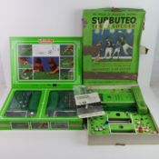 Subbuteo; two boxes sets in play worn condition.