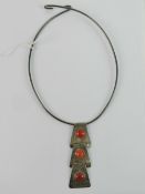 1960's Danish style Modernist jewellery;